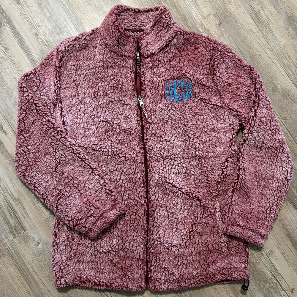 Monogrammed “JCR” Sherpa Jacket - Full Zip